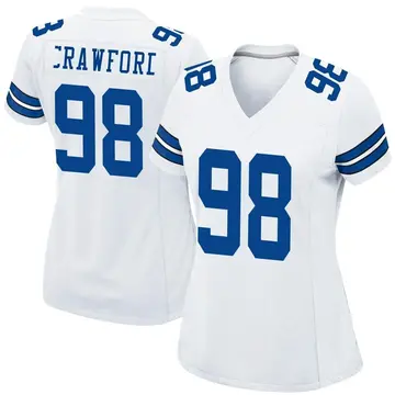 Nike Tyrone Crawford Women's Game Dallas Cowboys White Jersey