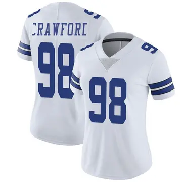 Nike Tyrone Crawford Women's Limited Dallas Cowboys White Vapor Untouchable Jersey