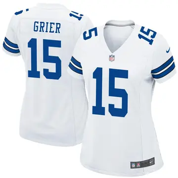 Nike Will Grier Women's Game Dallas Cowboys White Jersey