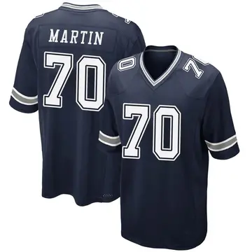 Nike Zack Martin Youth Game Dallas Cowboys Navy Team Color Jersey